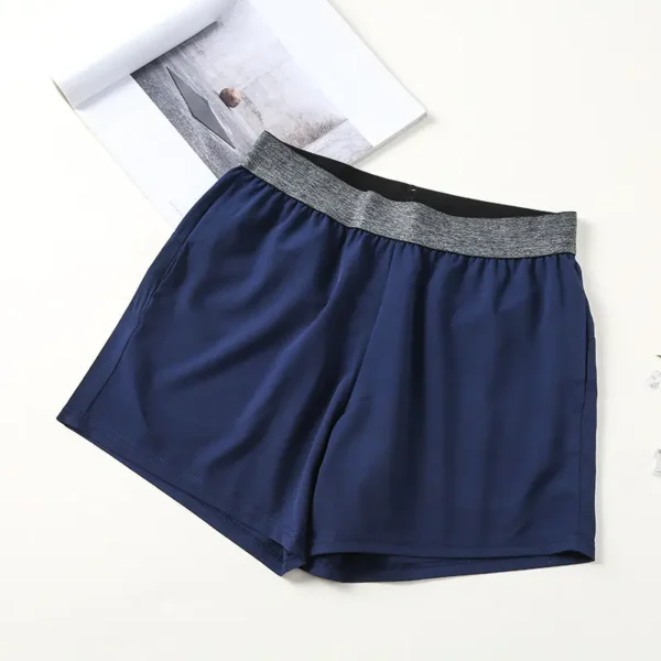 Fitness shorts men's Europe and the United States fast-drying breathable three-quarter fitness basketball marathon running training sports shorts for men - Image 3