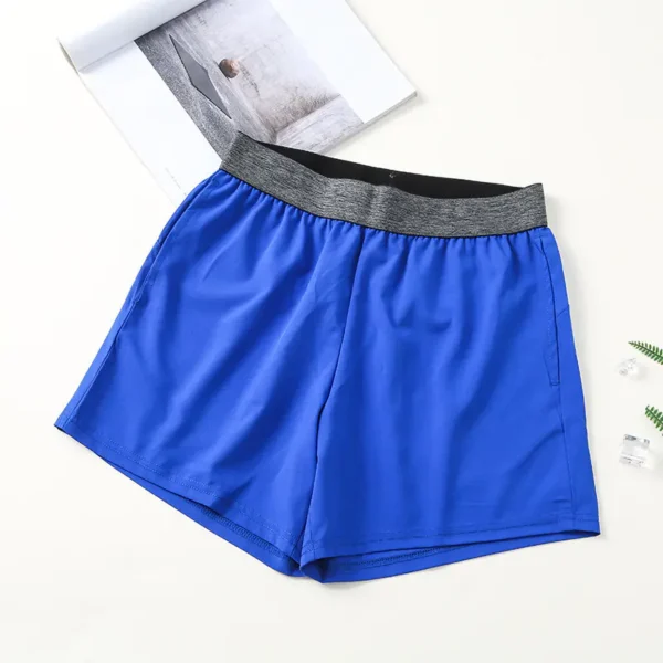 Fitness shorts men's Europe and the United States fast-drying breathable three-quarter fitness basketball marathon running training sports shorts for men - Image 4