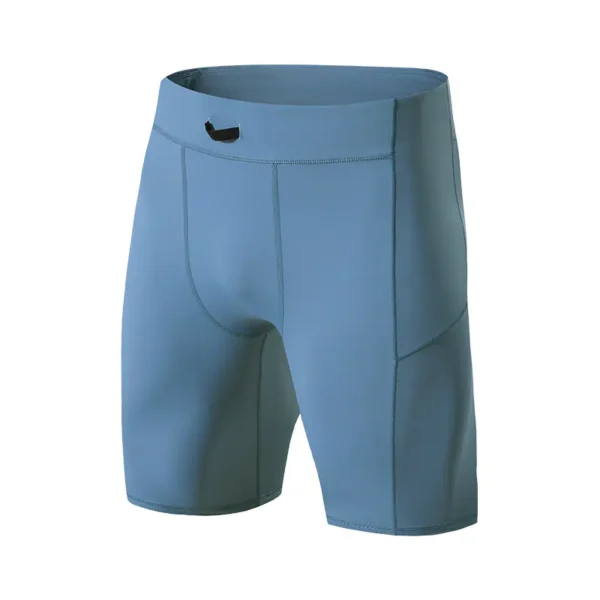 Summer sports tight high elastic fitness shorts fast drying breathable sweat running mountaineering sports compression shorts men - Image 4