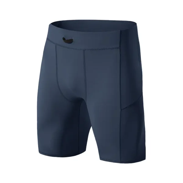 Summer sports tight high elastic fitness shorts fast drying breathable sweat running mountaineering sports compression shorts men - Image 5
